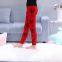 Fashion Children Spring Autumn Leggings Red Color Kids Thick Cashmere Leggings