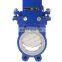 Bundor class150 DN100 WCB wafer knife gate valve manufacturer wcb slurry knife gate valve