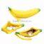 Fashion Novelty Silicone Portable Banana Coin Pencil Case Purses Bag