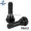 TR413 rubber valves snap-in tubeless black tire valves 1.25 Inch long universal schrader replacement tire valve stem