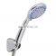 QL102 Hot Sale Hand Shower 3 Functions Chrome ABS Plastic Rain Shower Head
