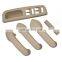 Free Shipping!For VW Golf MK4 Beige Interior Door Grab Handle Cover Switch Bezel Trim 5pcs New