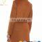 European Style Fashion Design Solid Color Women Long Cardigan Coat