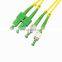 ftth SC APC to FC APC Duplex Single mode G657A G652D 2.0mm 3.0mm Fiber Optic Patch cord Fiber Jumper