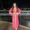Middle East cross-border women's dress hot diamond ribbon lace abaya Dubai Muslim robe Eid Mubarak