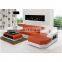 Hot Selling Sectional Living Room Furniture Sofa Bed  Modern LED Genuine Leather Sofas Sets