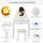 Vanity Set with Lighted Mirror, Makeup Vanity Dressing Table with LED Lights and Large Drawer for Bedroom,White