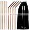 High Quality Approved Drinking Metal Stainless Steel Straw for Smoothies
