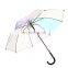 Custom Logo Straight Foldable Windproof Japanese Rain Cheap Transparent Umbrella