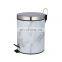 Popular hot selling hotel room simple design 3L5L12L stainless steel garbage bin strong pedal waste bin