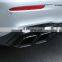 CLY Wholesale auto parts For 2021 Benz E-class W213 upgrade E63s AMG Diffuser with exhaust pipe