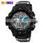 SKMEI 1332 High Quality Cheap Price Quartz+Digital Analog Sport Black Watch For Men