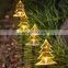 New Solar Energy Outdoor LED Lawn Lights Christmas Tree Pentagram Snowflake Street Path Light Decor Garden Courtyard Lamp