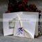 White Pocket With Cute Flower Accessory Rustic Vintage Wedding Invitations