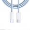 Factory price charger cable for iphone Nylon Braided C to Cable Fast Charging portable cable