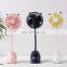New model factory price USB Portable student room young design table flexible clip foldable USB fan