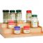 Bamboo Wall-mounted Storage Shelf 3-layer Tea Spice Organizer Drawer Holder Spice Rack