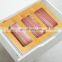 Bamboo Ziplock Bag Storage Organizer Holder Food Storage Bag Holders Dispenser Drawers With Gallon, Quart, Sandwich and Snack