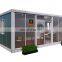 EU certificate prefabricated flat pack 20ft living house container house luxury