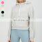 Wholesale Essentials Hoodie Half Zip Up Hoodie Women Loose Long Sleeve Sports Fleece Hoodies Sweatshirts Coat With Finger Hole