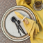 Simple Wooden Beaded Tassel Napkin Buckle For Wedding Banquet Hotel Decoration