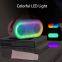 Custom speaker with two wireless microphone Colorful Night Light Home Outdoor Portable party box speaker Mic