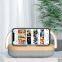 Altavoz Bluetooth de fuerte bajos de mesa, cargador inalámbrico de 10W, lámpara de escritorio, luz nocturna con logotipo personalizable y soporte inteligente para teléfono móvil