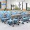 Foldable storage school Educational equipment classroom desk and chair set