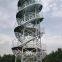 Steel structure microwave antenna communication tower, angle steel 5G signal mobile communication base station tower