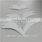 White Plastic sheet cutting based on drawing