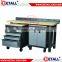 (DETALL) Tool Rolling workbench for with drawers and sliding door cabinet for technician