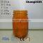 Hot Sale 470ml Orange Hanging Glass Vase/home Decoration Flower Vase