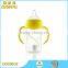 BPA free non-spill wide neck PP plastic 6oz easy to grip baby feeding bottle