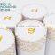 Cylinder Paper Food Packaging Box Candy Bar Packaging with Gold Stamp