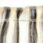 Unprocessed hair extension brazilian one donor virgin hair pu skin weft.