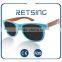 Hot sell personalized plastic bamboo sunglasses with revo lenses