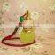 15ml round shape sofe ceramic Hanging perfume diffuser bottle car with diamond