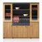 Wholesale filing cabinet wooden bookcase with glass doors (SZ-FCB320)