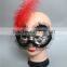 Wholesale Carnival Mask Ostrich Feather Decoration With Lace Side