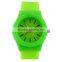 Silicone wrist watches japan quartz movement for kids factory watch