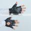 Mens High Quality Half Finger Drivers' Leather Gloves