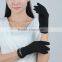 Black colored paillette decorated Women Wool Gloves Made with your comfort in mind