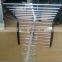 High gain outdoor antenna with foldable reflector