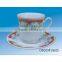 High quolity fine bone china decoration tea cups and saucers
