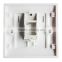 Factory Price High Quality Network Single Port RJ45 Faceplate 86 Type Wall Plate GL-1223
