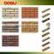 60x240mm moutain shape split ceramic clay brick tile exterior wall facing decorative varied color