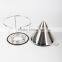 Stainless Steel Pour Over Cone Dripper Brewer,Reuseable Coffee Filter