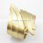 Factory Cheap High Quality Fashion Broad Band Bangle Metal Feather