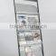 4 tiers metal billboard magazine brochure stand