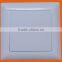 European style flush mounting one gang one way light switch (F6001)